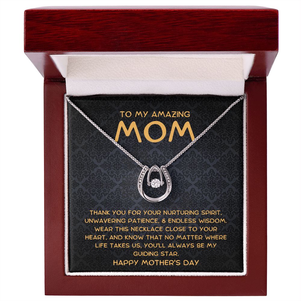 Mother's Gift | Mother's Day | White Gold Necklace