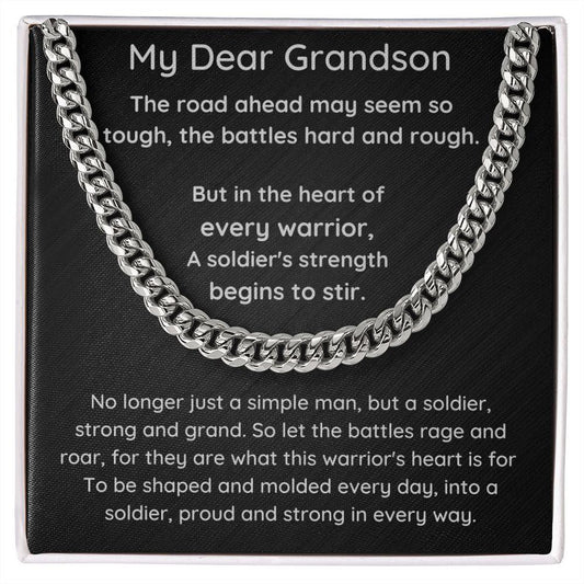 [Almost Sold Out] My Dear Grandson - Heart of Every Warrior Chain - Pendant Republic