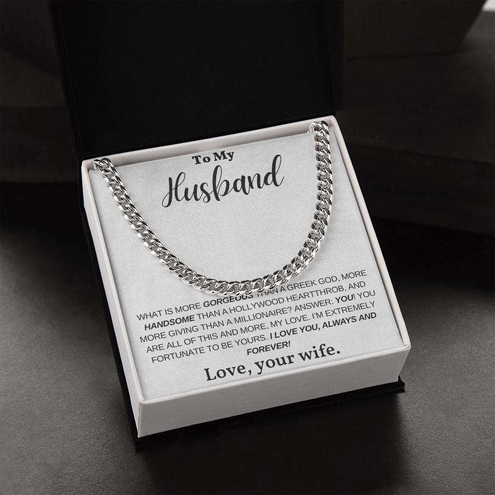 [Almost Sold Out] My Husband - Greek God - Cuban Link Chain - Pendant Republic