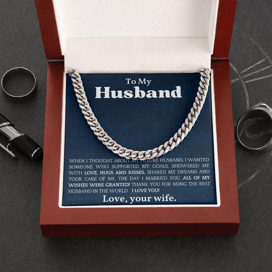 Husband - All I Wanted - Cuban Link Chain - Pendant Republic