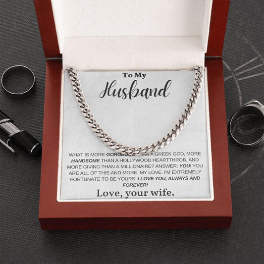 [Almost Sold Out] My Husband - Greek God - Cuban Link Chain - Pendant Republic