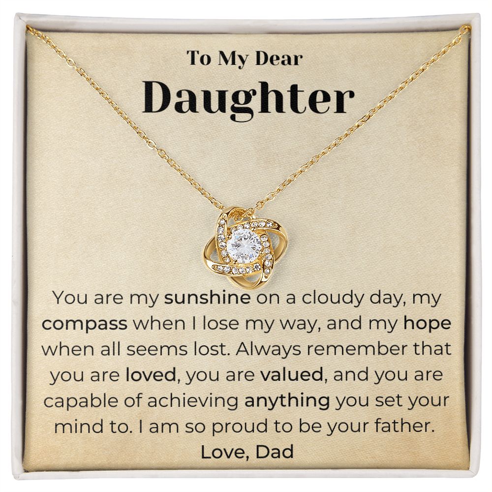 Daughter - You Are My Sunshine - Gift from Dad