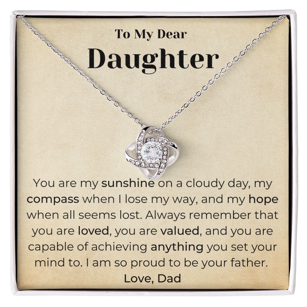 Daughter - You Are My Sunshine - Gift from Dad
