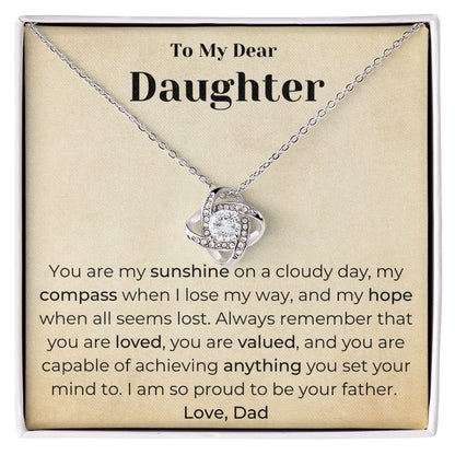 Daughter - You Are My Sunshine - Gift from Dad