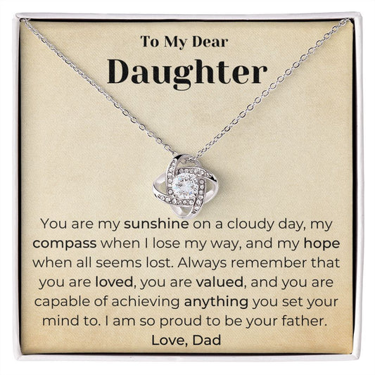 Daughter - You Are My Sunshine - Gift from Dad