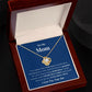 Mother - Cherished Son - Love Knot Necklace
