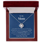 Mother - Cherished Son - Love Knot Necklace