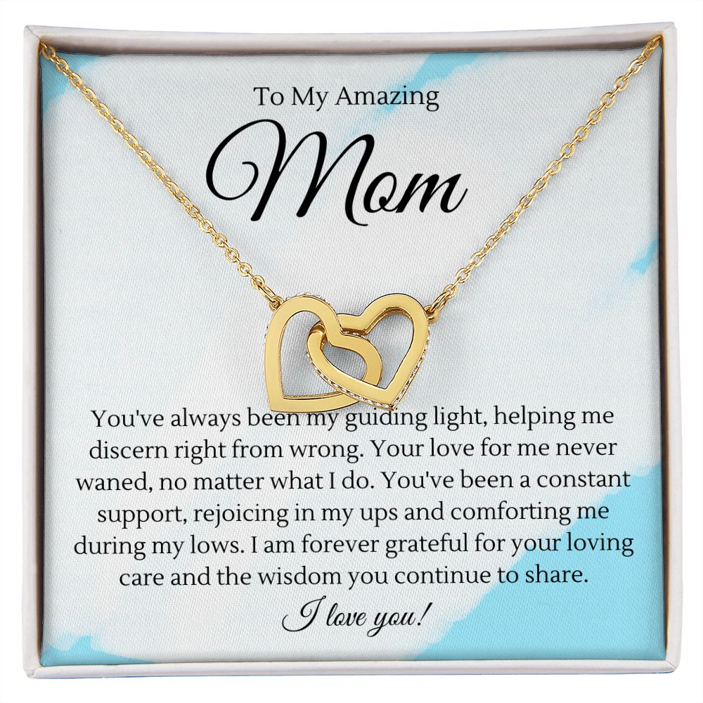 Mother | Appreciation | Interlocking Heart Necklace