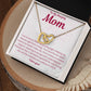 Mother | Guiding Light | Interlocking Heart Necklace