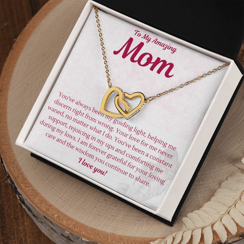Mother | Guiding Light | Interlocking Heart Necklace