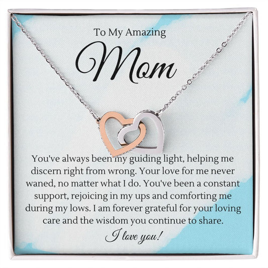 Mother | Appreciation | Interlocking Heart Necklace