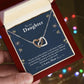 Daughter - My Pride - Interlocking Hearts Necklace - Pendant Republic