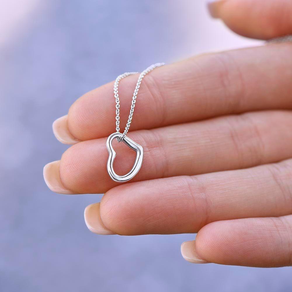 [OUT OF STOCK] Girlfriend - Delicate Heart Necklace - Pendant Republic