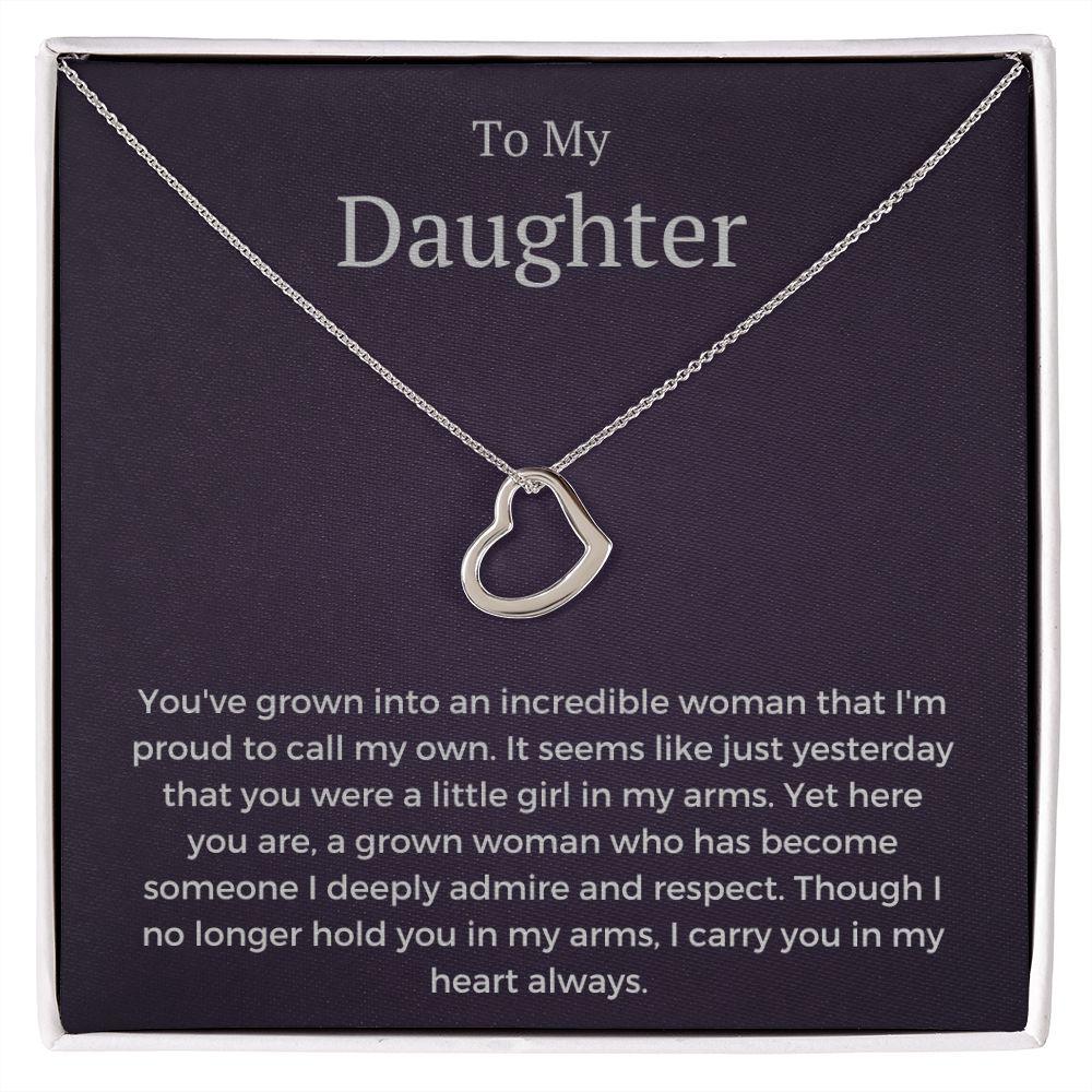 To My Daughter - Incredible Woman - Pendant Republic