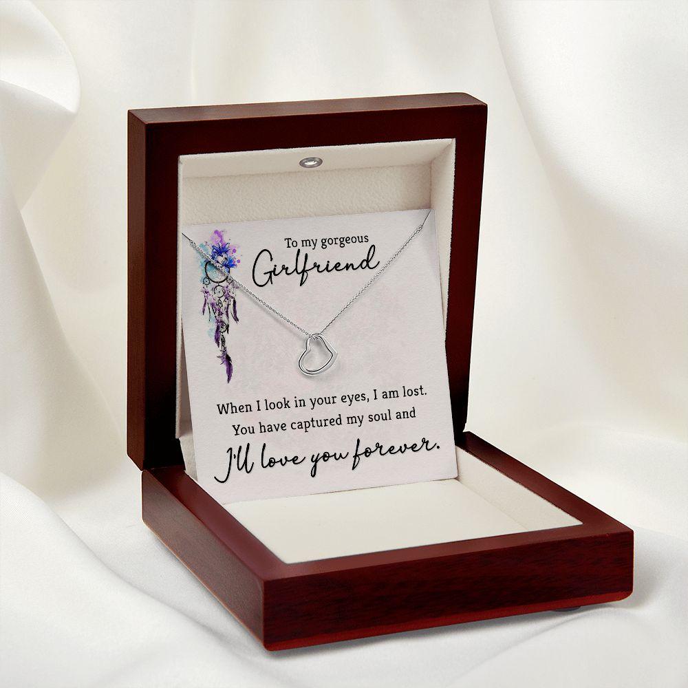 [OUT OF STOCK] Girlfriend - Delicate Heart Necklace - Pendant Republic