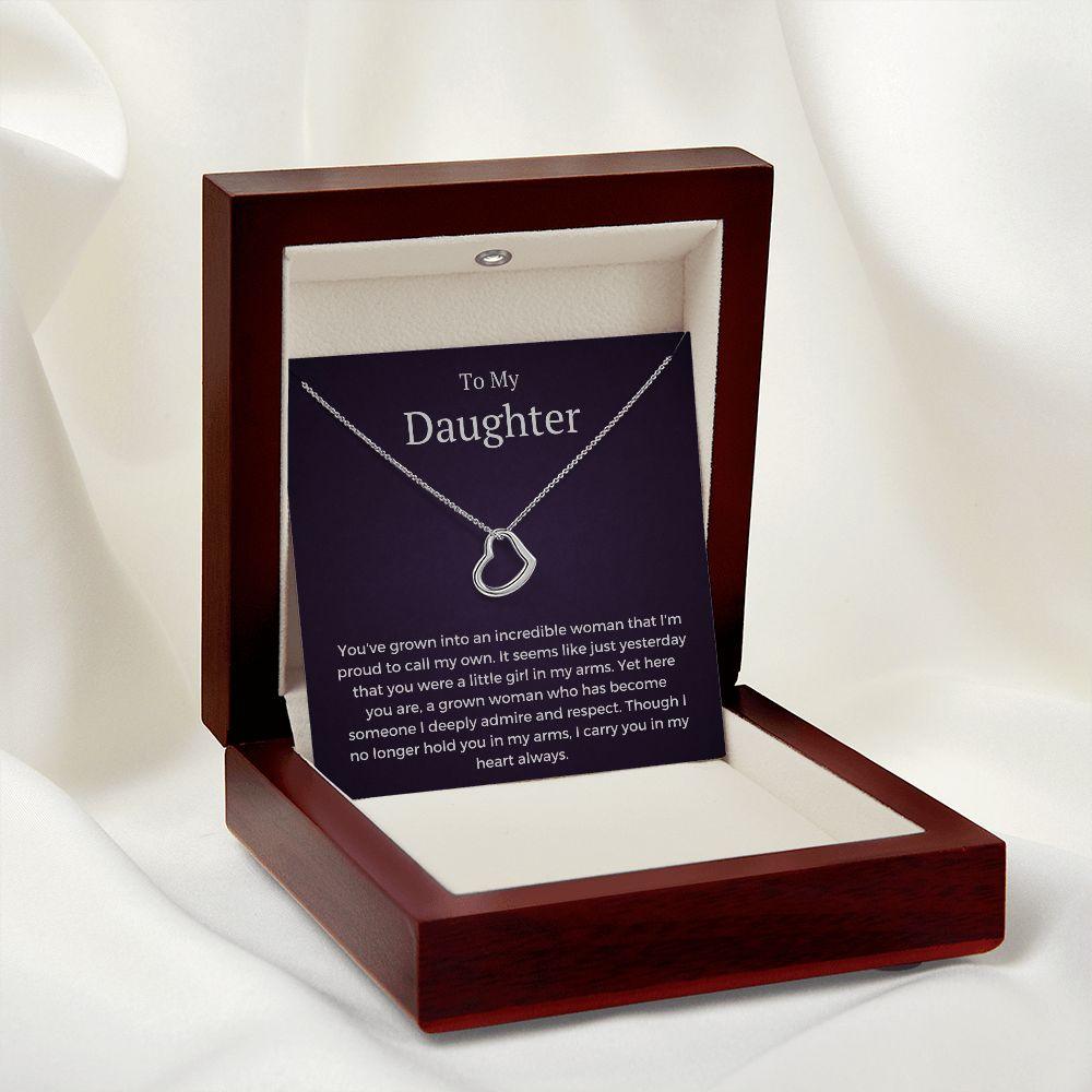 To My Daughter - Incredible Woman - Pendant Republic