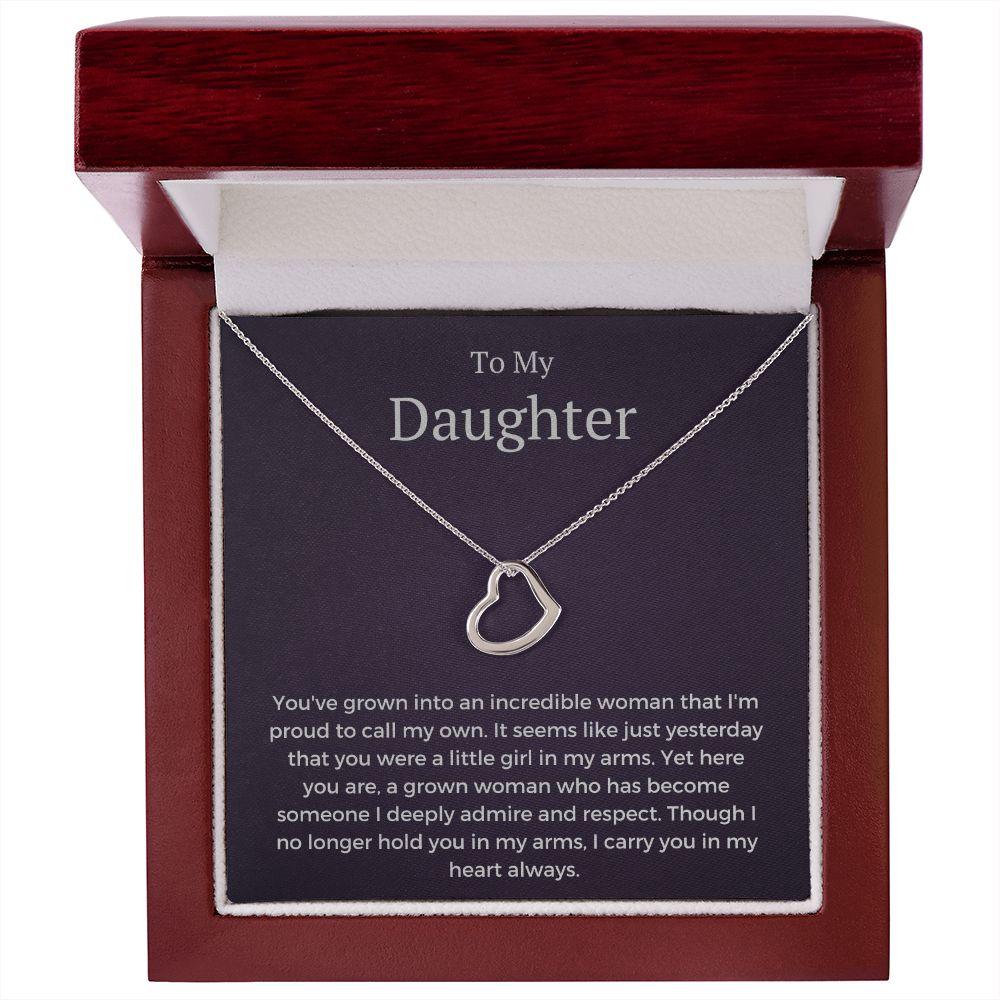 To My Daughter - Incredible Woman - Pendant Republic