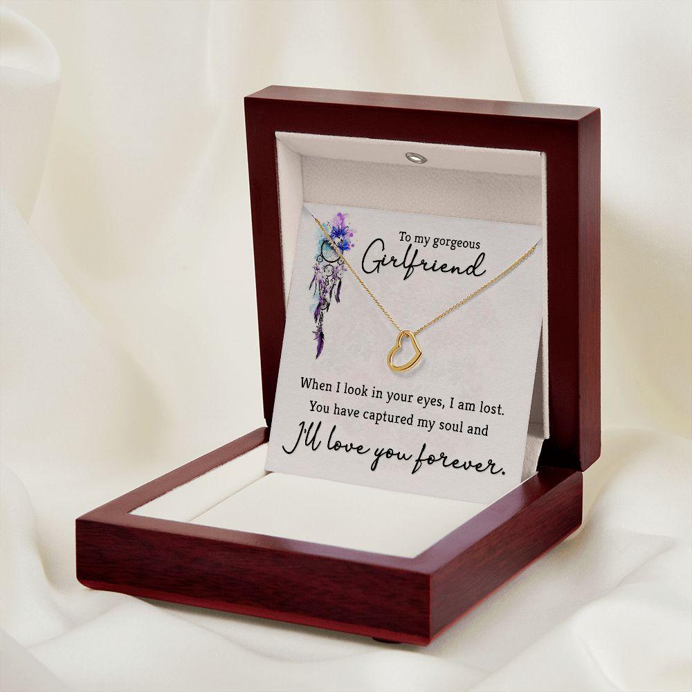 [OUT OF STOCK] Girlfriend - Delicate Heart Necklace - Pendant Republic