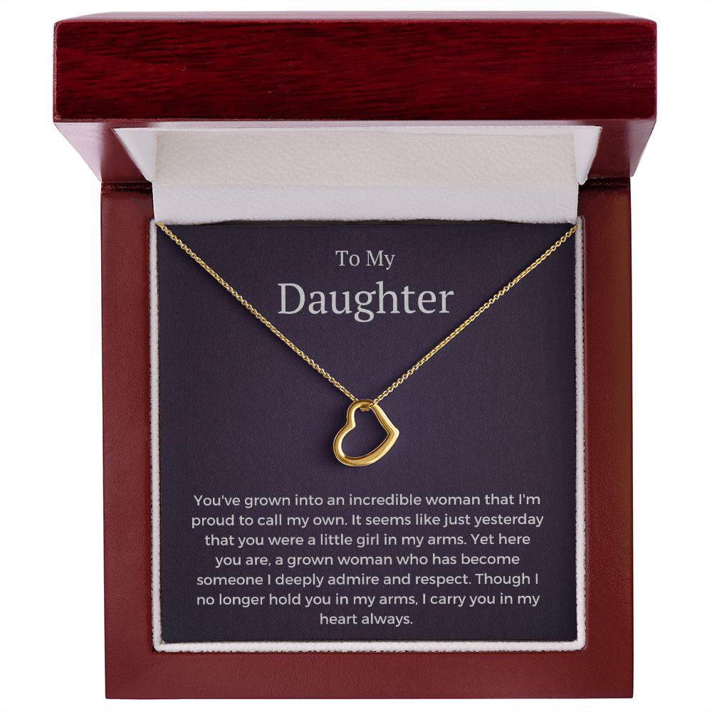 To My Daughter - Incredible Woman - Pendant Republic