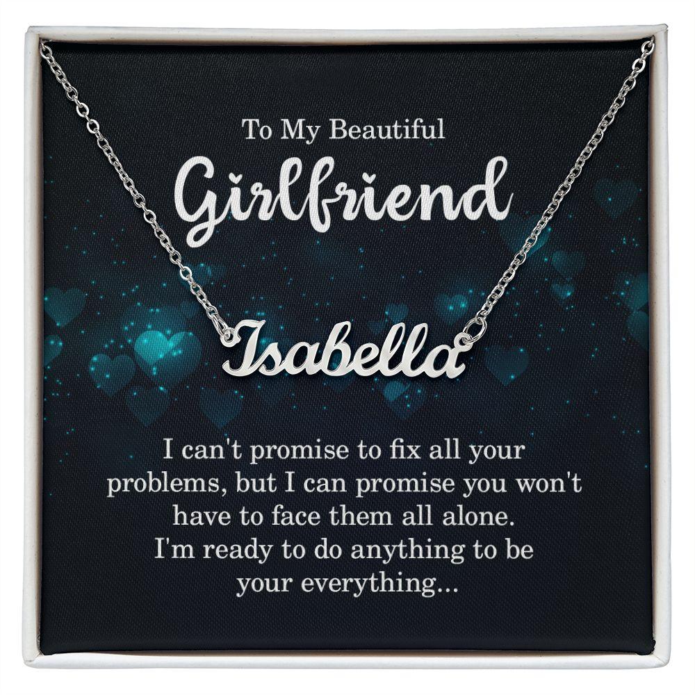 Girlfriend | Custom Name Necklace | Valentine's Day Gift - Pendant Republic