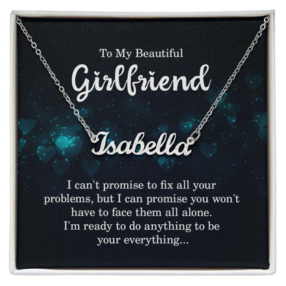 Girlfriend | Custom Name Necklace | Valentine's Day Gift - Pendant Republic