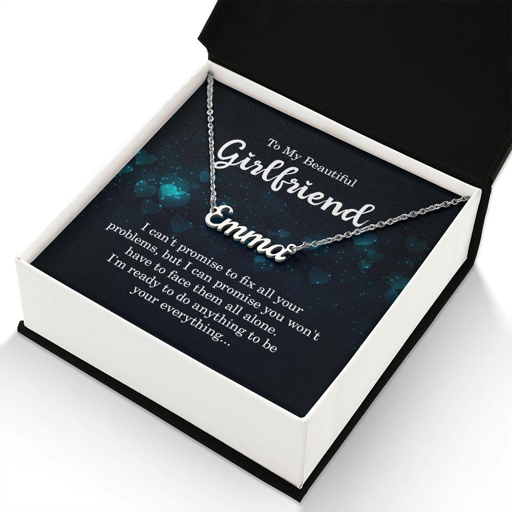 Girlfriend | Custom Name Necklace | Valentine's Day Gift - Pendant Republic