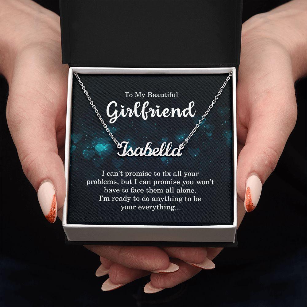 Girlfriend | Custom Name Necklace | Valentine's Day Gift - Pendant Republic