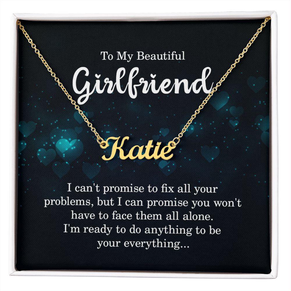 Girlfriend | Custom Name Necklace | Valentine's Day Gift - Pendant Republic