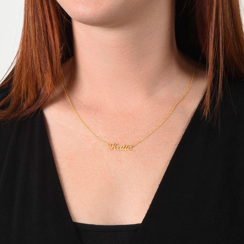 Girlfriend | Custom Name Necklace | Valentine's Day Gift - Pendant Republic