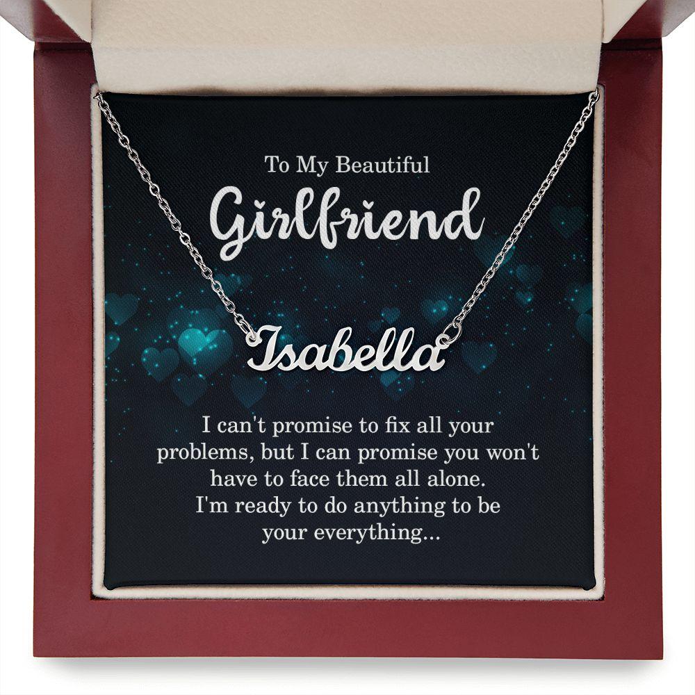 Girlfriend | Custom Name Necklace | Valentine's Day Gift - Pendant Republic