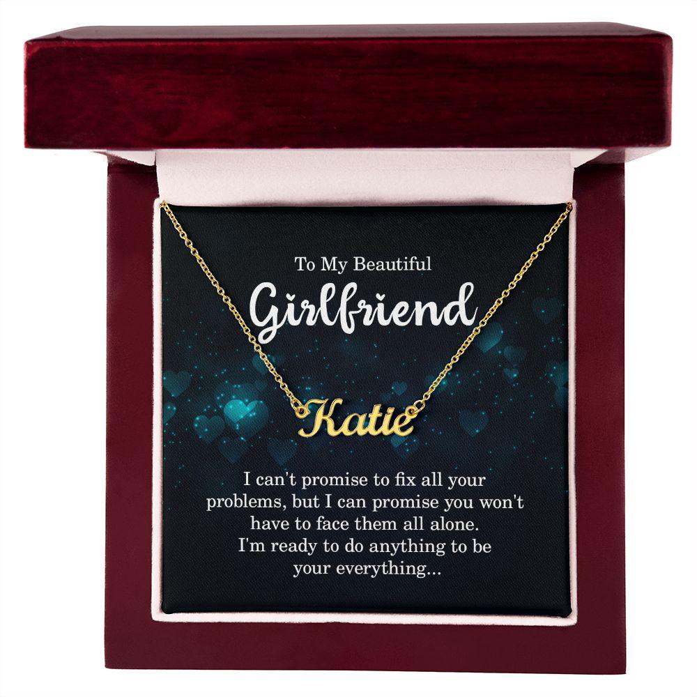 Girlfriend | Custom Name Necklace | Valentine's Day Gift - Pendant Republic