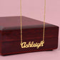 Girlfriend | Custom Name Necklace | Valentine's Day Gift - Pendant Republic
