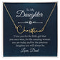 Daughter - Gift From Dad - Signature Name Necklace