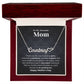 Mom - Custom Name Necklace with Hearth Character