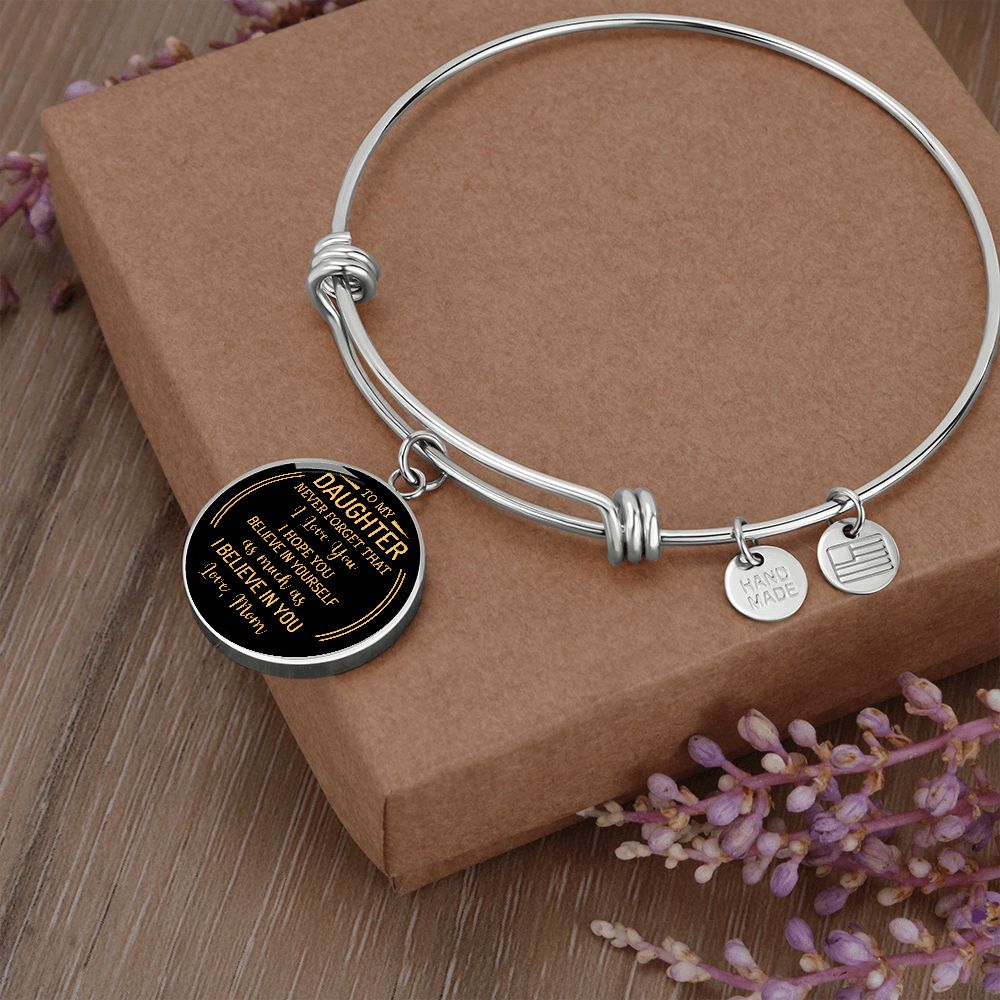 Daughter - Never Forget - Luxury Bangle