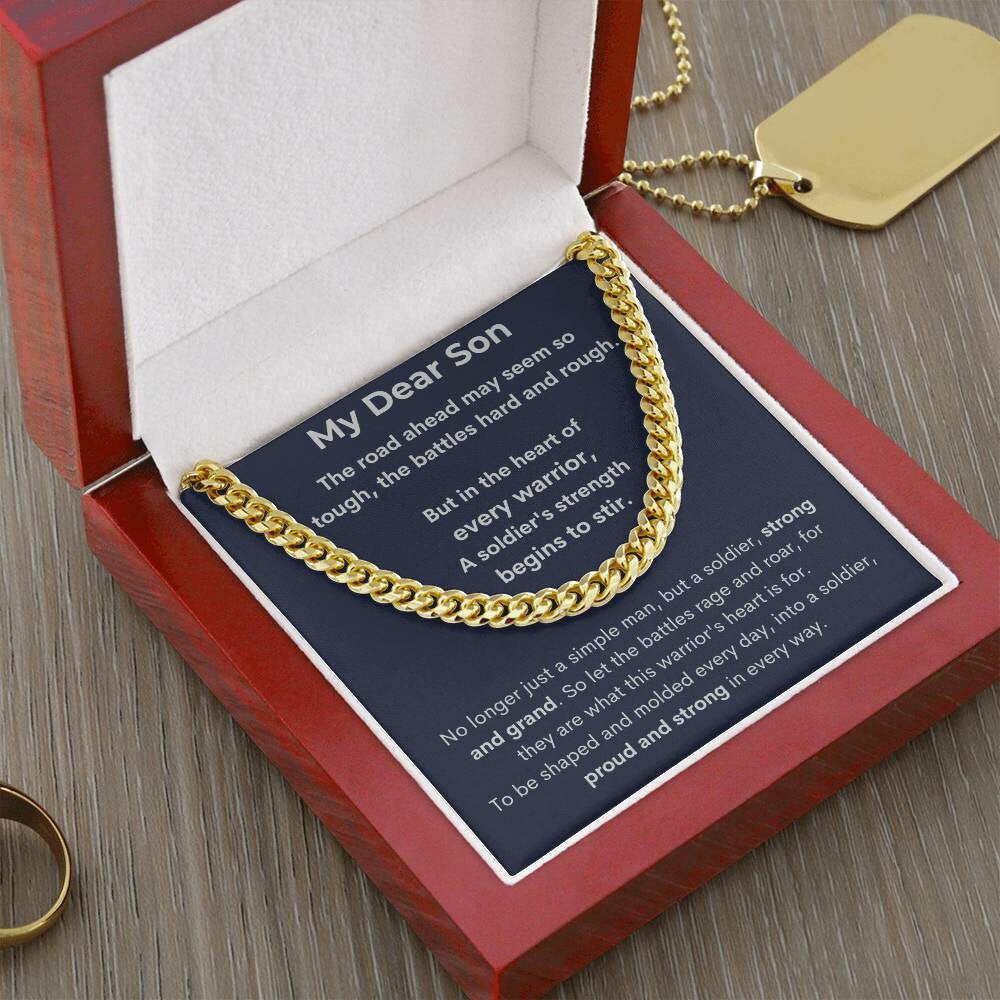 To My Son Motivational Gift | Necklace Gift for Son | Gift for Him