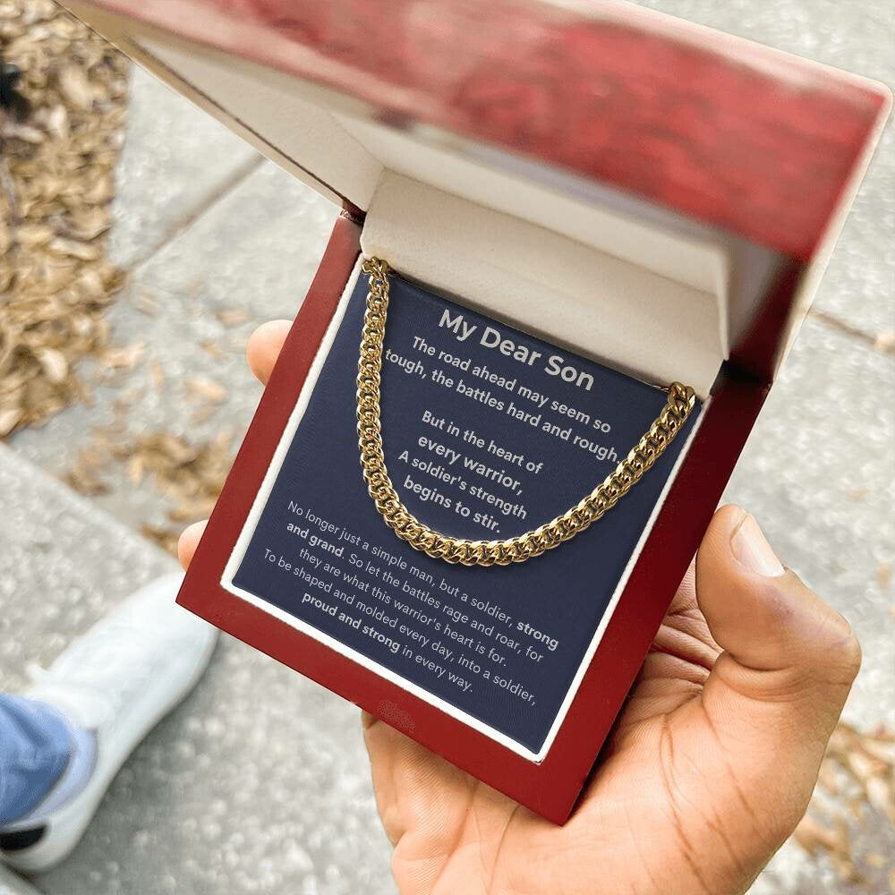 To My Son Motivational Gift | Necklace Gift for Son | Gift for Him