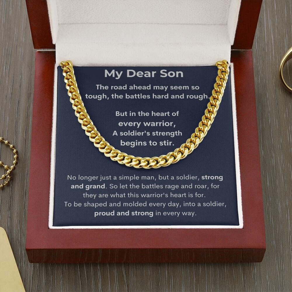 To My Son Motivational Gift | Necklace Gift for Son | Gift for Him