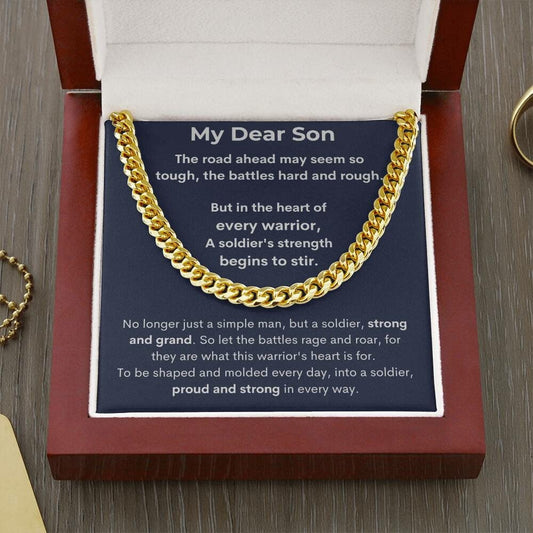 To My Son Motivational Gift | Necklace Gift for Son | Gift for Him