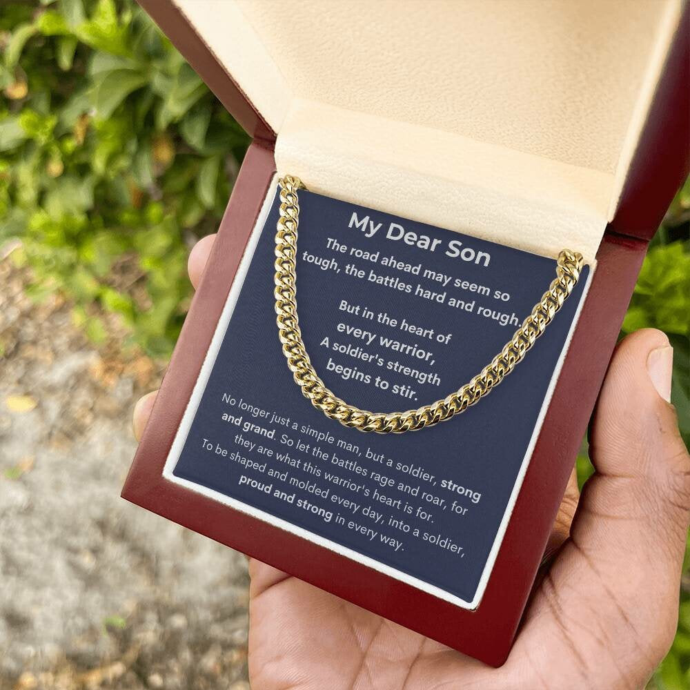 To My Son Motivational Gift | Necklace Gift for Son | Gift for Him